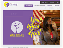 Tablet Screenshot of gailfinney.com